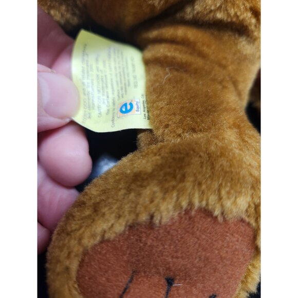 Scooby-Doo Plush 12" Vintage Brown Stuffed Cartoon Dog With Blue Collar & SD Tag - Picture 8 of 10